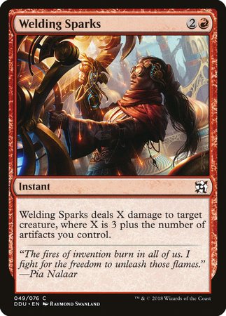 Welding Sparks [Duel Decks: Elves vs. Inventors] | Jomio and Rueliete's Cards and Comics