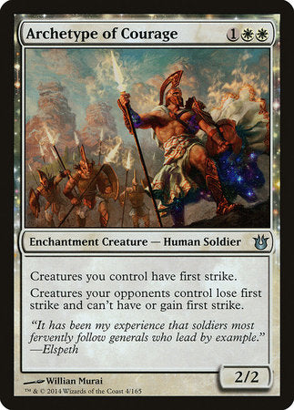 Archetype of Courage [Born of the Gods] | Jomio and Rueliete's Cards and Comics