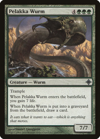 Pelakka Wurm [Rise of the Eldrazi] | Jomio and Rueliete's Cards and Comics