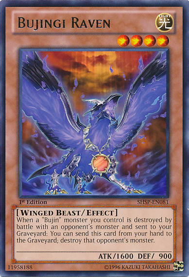 Bujingi Raven [SHSP-EN081] Rare | Jomio and Rueliete's Cards and Comics