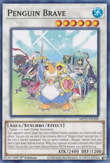 Penguin Brave [MP21-EN189] Common | Jomio and Rueliete's Cards and Comics