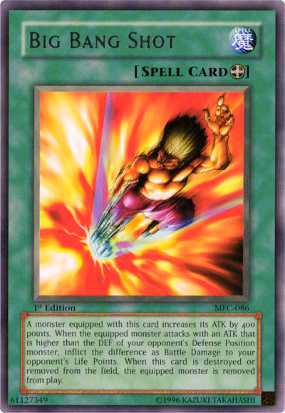 Big Bang Shot [MFC-086] Rare | Jomio and Rueliete's Cards and Comics