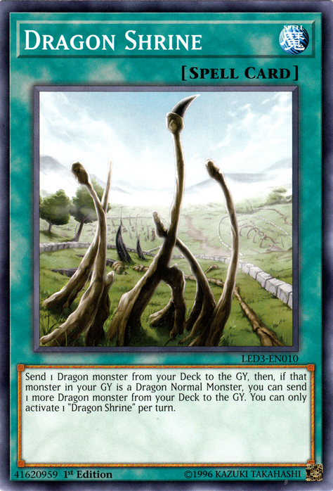 Dragon Shrine [LED3-EN010] Common | Jomio and Rueliete's Cards and Comics