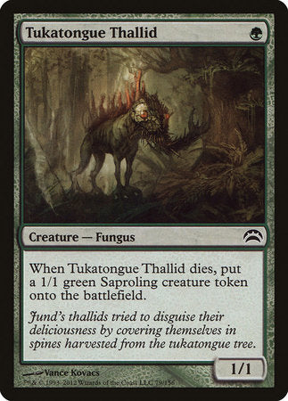 Tukatongue Thallid [Planechase 2012] | Jomio and Rueliete's Cards and Comics