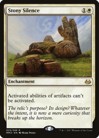 Stony Silence [Modern Masters 2017] | Jomio and Rueliete's Cards and Comics
