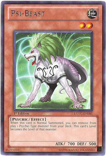 Psi-Beast [EXVC-EN085] Rare | Jomio and Rueliete's Cards and Comics