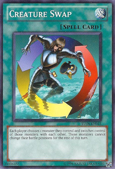 Creature Swap [TU06-EN015] Common | Jomio and Rueliete's Cards and Comics