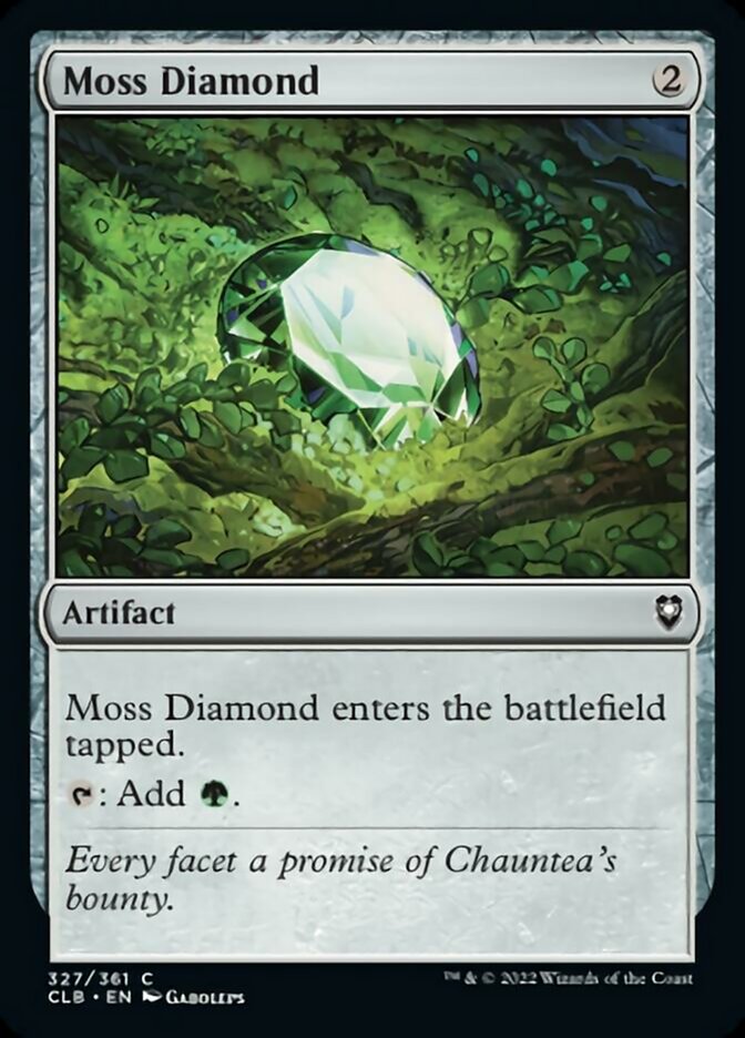 Moss Diamond [Commander Legends: Battle for Baldur's Gate] | Jomio and Rueliete's Cards and Comics