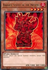 Barrier Statue of the Inferno [MAGO-EN113] Rare | Jomio and Rueliete's Cards and Comics