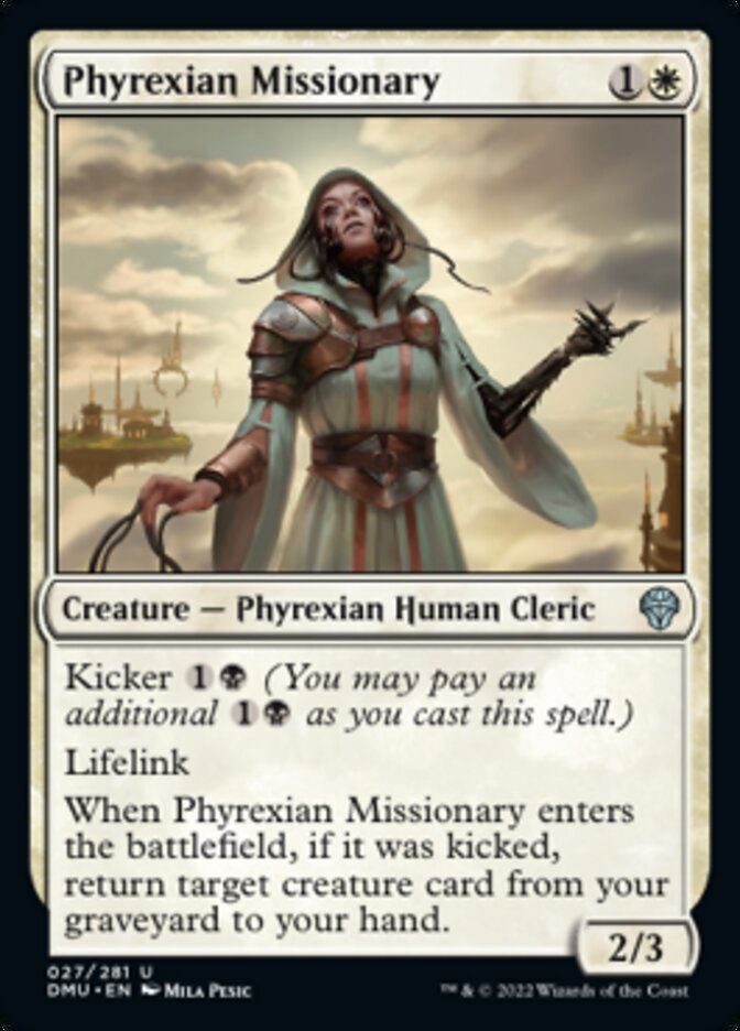 Phyrexian Missionary [Dominaria United] | Jomio and Rueliete's Cards and Comics