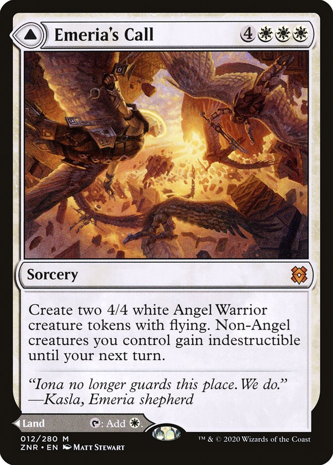 Emeria's Call // Emeria, Shattered Skyclave [Zendikar Rising] | Jomio and Rueliete's Cards and Comics