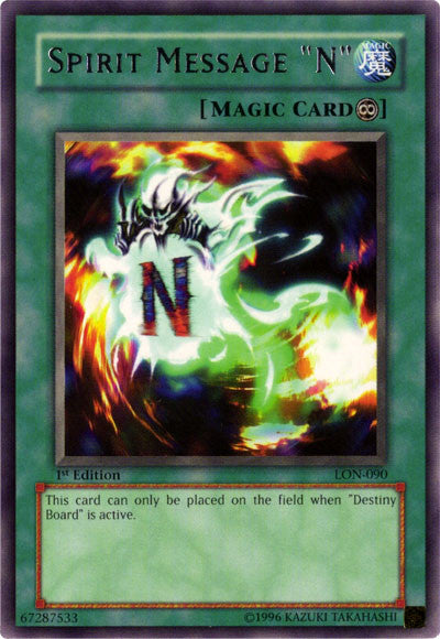 Spirit Message "N" [LON-090] Rare | Jomio and Rueliete's Cards and Comics