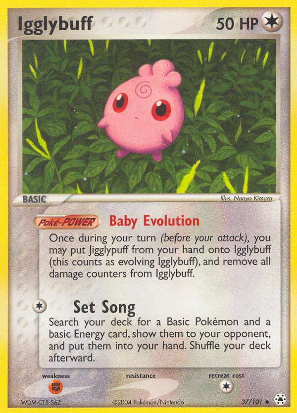 Igglybuff (37/101) [EX: Hidden Legends] | Jomio and Rueliete's Cards and Comics
