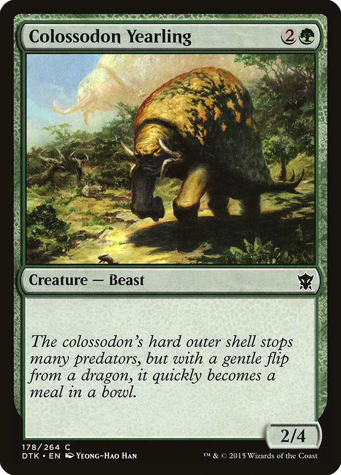 Colossodon Yearling [Dragons of Tarkir] | Jomio and Rueliete's Cards and Comics