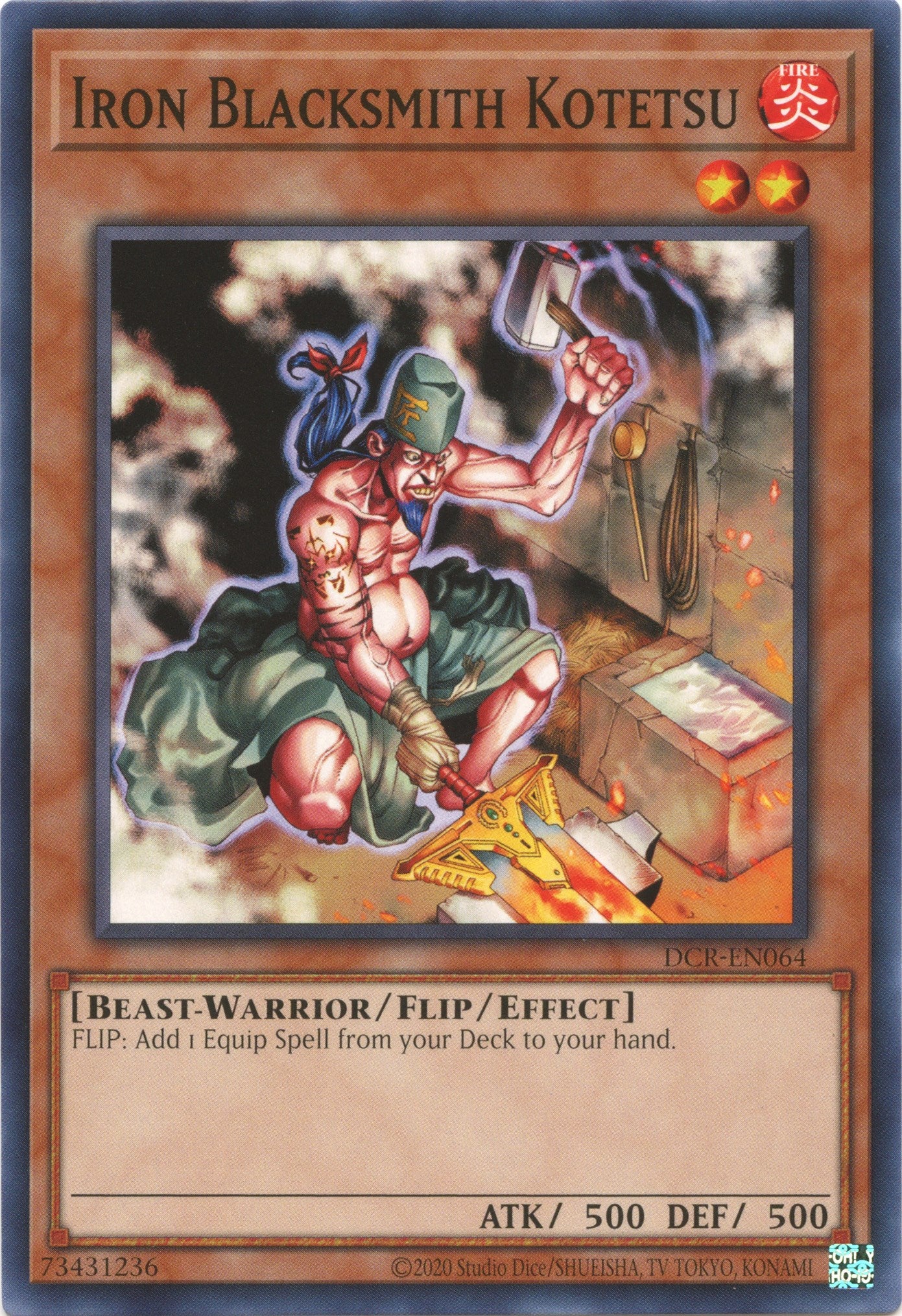 Iron Blacksmith Kotetsu (25th Anniversary) [DCR-EN064] Common | Jomio and Rueliete's Cards and Comics