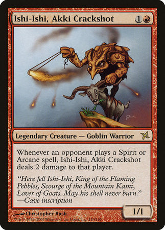 Ishi-Ishi, Akki Crackshot [Betrayers of Kamigawa] | Jomio and Rueliete's Cards and Comics