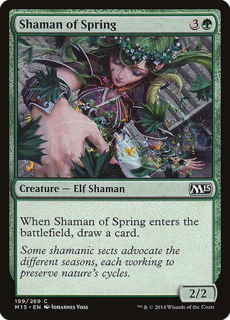 Shaman of Spring [Magic 2015] | Jomio and Rueliete's Cards and Comics