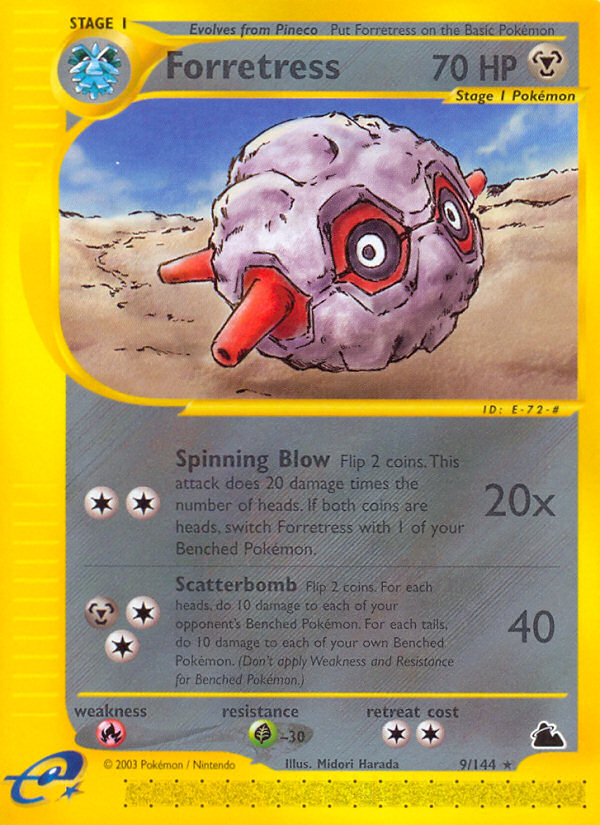 Forretress (9/144) [Skyridge] | Jomio and Rueliete's Cards and Comics