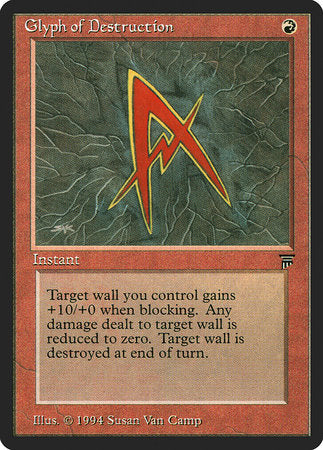 Glyph of Destruction [Legends] | Jomio and Rueliete's Cards and Comics