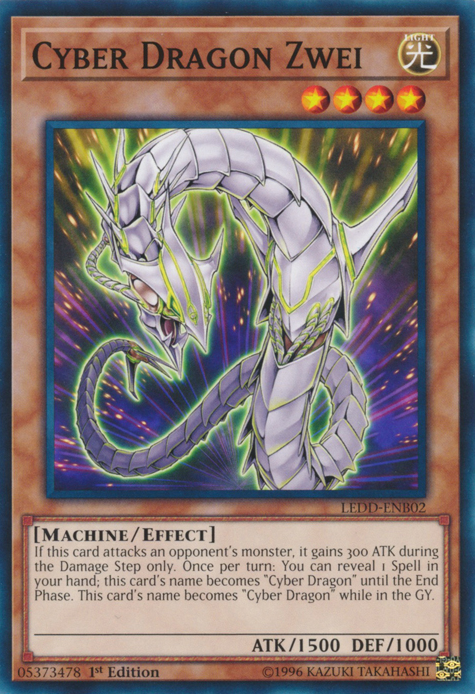 Cyber Dragon Zwei [LEDD-ENB02] Common | Jomio and Rueliete's Cards and Comics