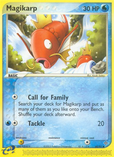 Magikarp (60/97) [EX: Dragon] | Jomio and Rueliete's Cards and Comics