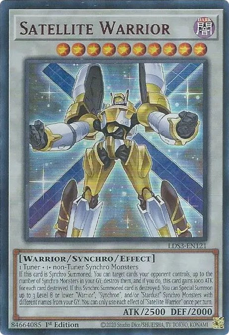 Satellite Warrior (Red) [LDS3-EN121] Ultra Rare | Jomio and Rueliete's Cards and Comics