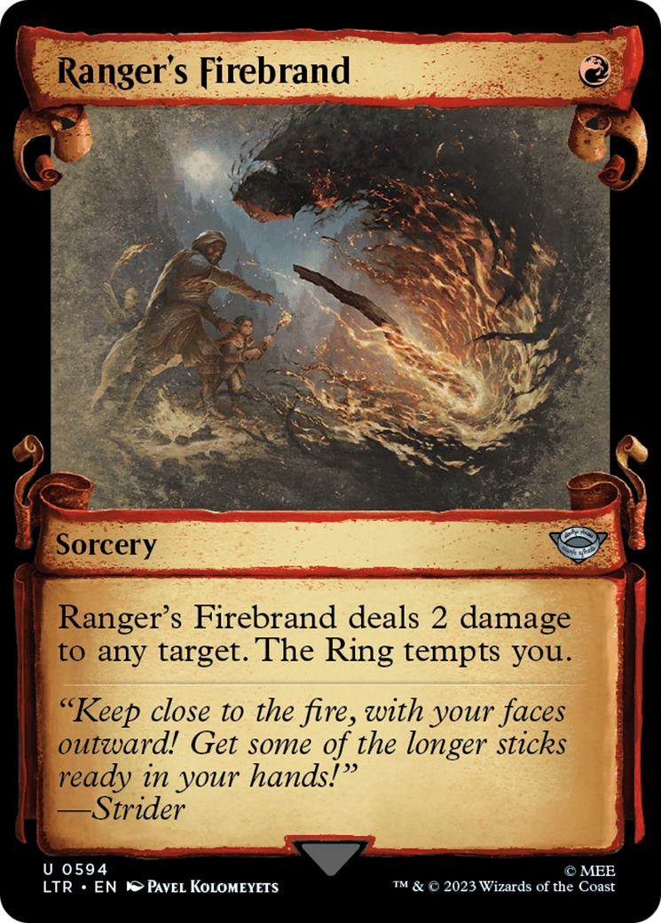 Ranger's Firebrand [The Lord of the Rings: Tales of Middle-Earth Showcase Scrolls] | Jomio and Rueliete's Cards and Comics