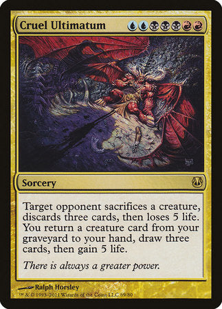 Cruel Ultimatum [Duel Decks: Ajani vs. Nicol Bolas] | Jomio and Rueliete's Cards and Comics