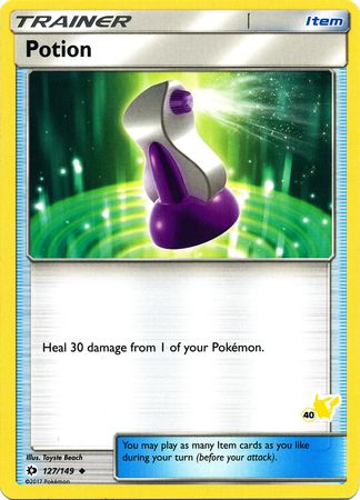 Potion (127/149) (Pikachu Stamp #40) [Battle Academy 2020] | Jomio and Rueliete's Cards and Comics