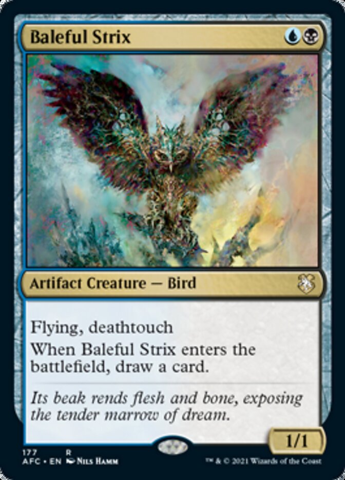 Baleful Strix [Dungeons & Dragons: Adventures in the Forgotten Realms Commander] | Jomio and Rueliete's Cards and Comics