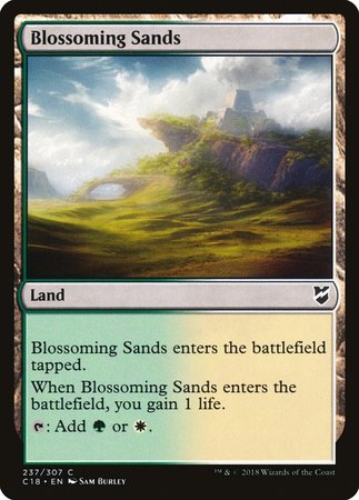 Blossoming Sands [Commander 2018] | Jomio and Rueliete's Cards and Comics