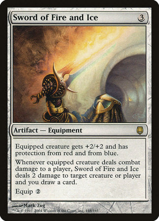 Sword of Fire and Ice [Darksteel] | Jomio and Rueliete's Cards and Comics