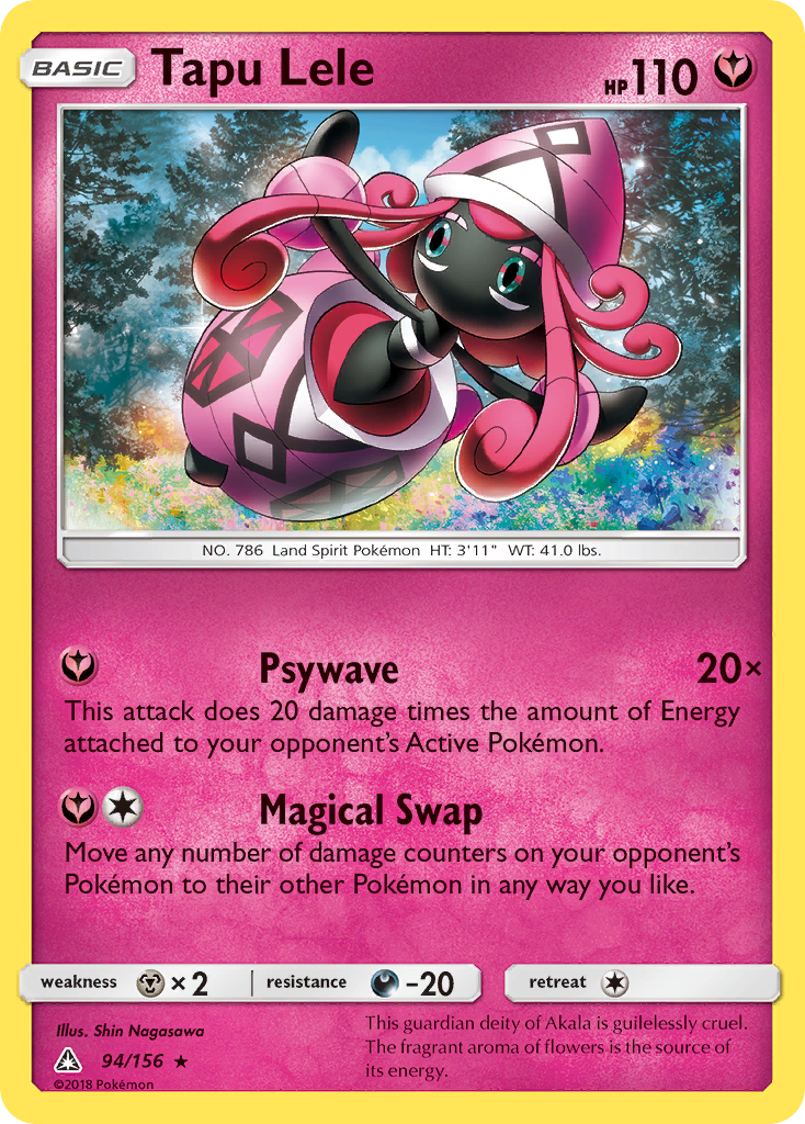 Tapu Lele (94/156) [Sun & Moon: Ultra Prism] | Jomio and Rueliete's Cards and Comics