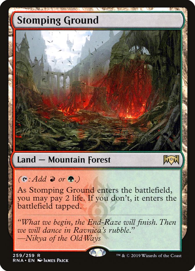 Stomping Ground [Ravnica Allegiance] | Jomio and Rueliete's Cards and Comics