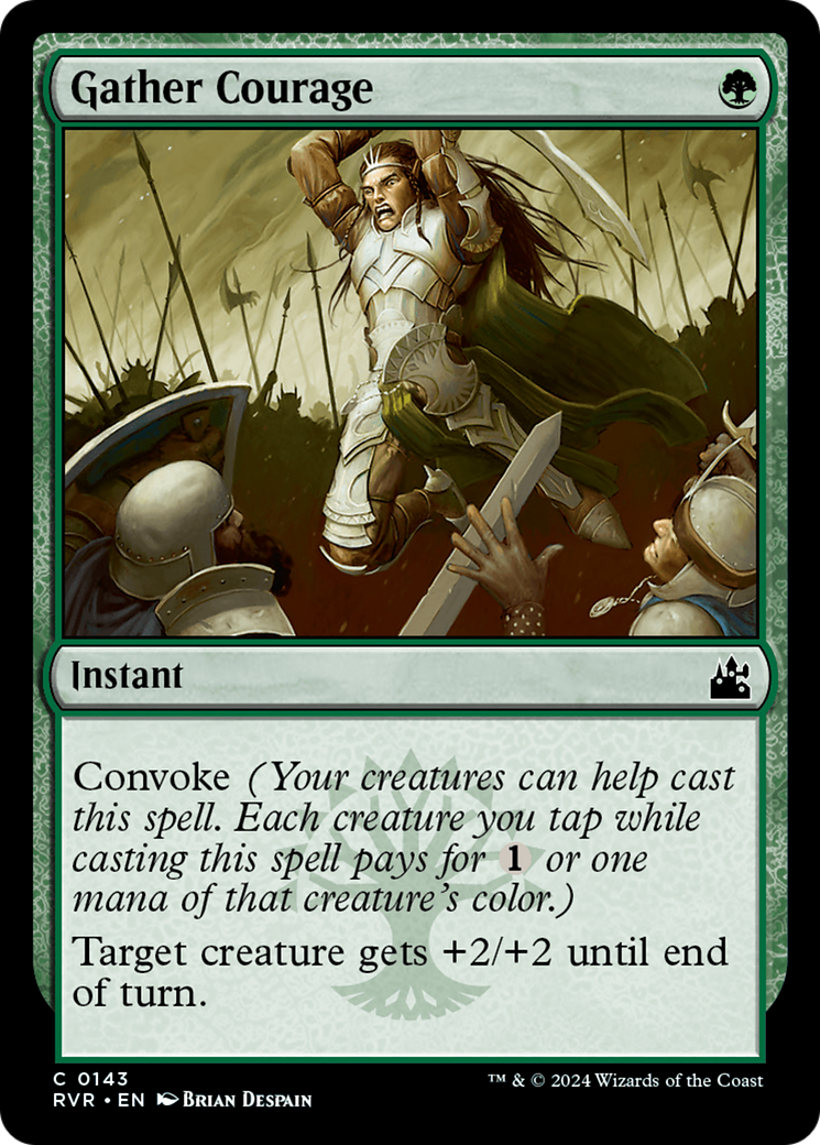 Gather Courage [Ravnica Remastered] | Jomio and Rueliete's Cards and Comics