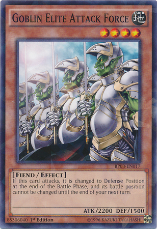 Goblin Elite Attack Force (Shatterfoil) [BP03-EN017] Rare | Jomio and Rueliete's Cards and Comics