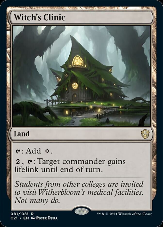 Witch's Clinic [Commander 2021] | Jomio and Rueliete's Cards and Comics
