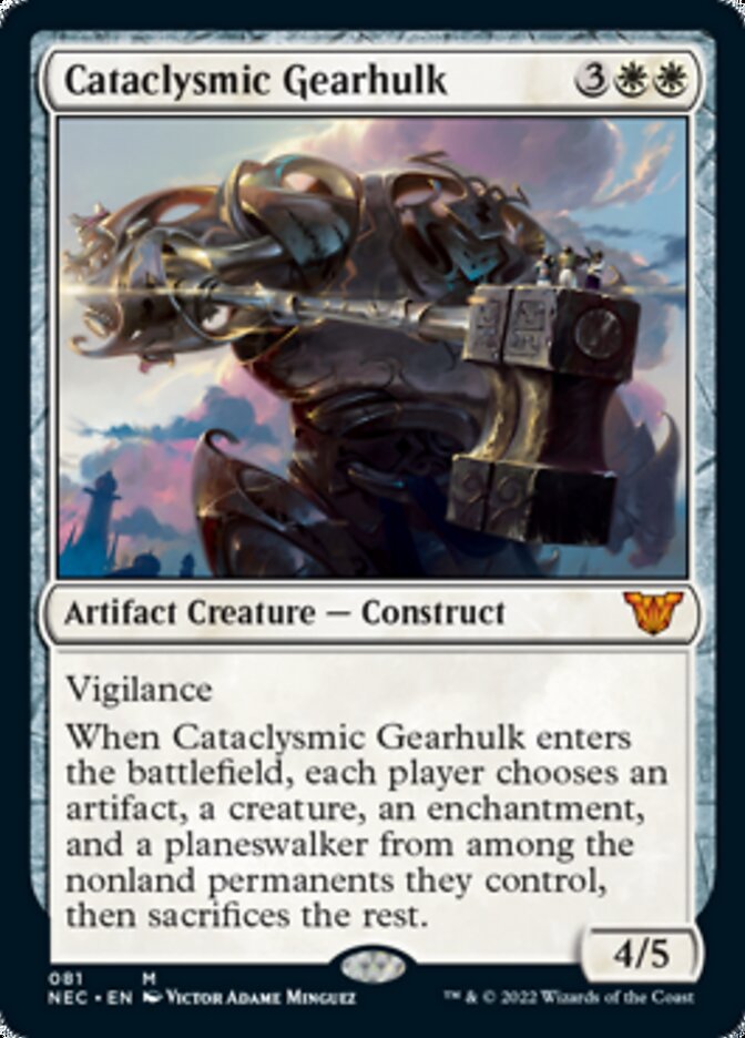 Cataclysmic Gearhulk [Kamigawa: Neon Dynasty Commander] | Jomio and Rueliete's Cards and Comics