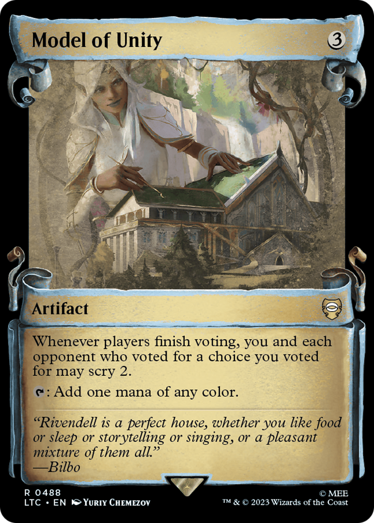Model of Unity [The Lord of the Rings: Tales of Middle-Earth Commander Showcase Scrolls] | Jomio and Rueliete's Cards and Comics