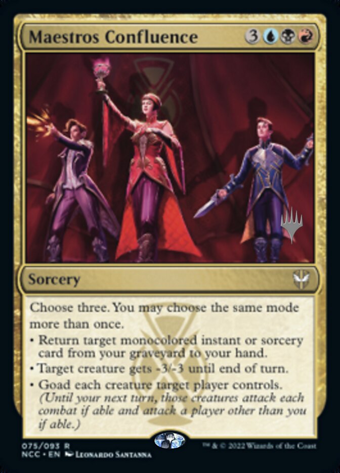 Maestros Confluence (Promo Pack) [Streets of New Capenna Commander Promos] | Jomio and Rueliete's Cards and Comics