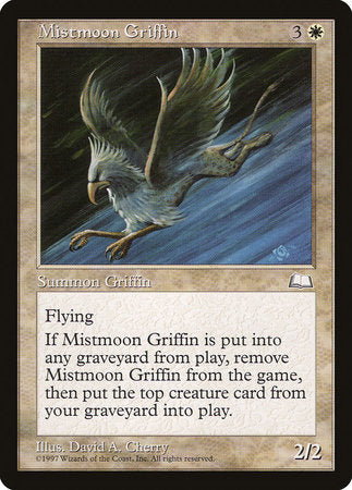 Mistmoon Griffin [Weatherlight] | Jomio and Rueliete's Cards and Comics