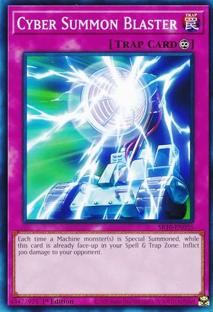 Cyber Summon Blaster [SR10-EN035] Common | Jomio and Rueliete's Cards and Comics
