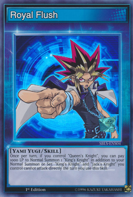Royal Flush [SBLS-ENS04] Super Rare | Jomio and Rueliete's Cards and Comics