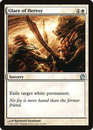 Glare of Heresy [Theros] | Jomio and Rueliete's Cards and Comics
