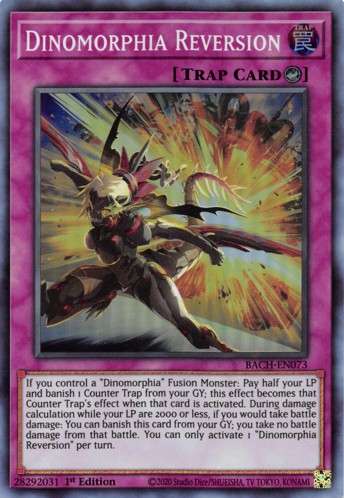 Dinomorphia Reversion [BACH-EN073] Super Rare | Jomio and Rueliete's Cards and Comics