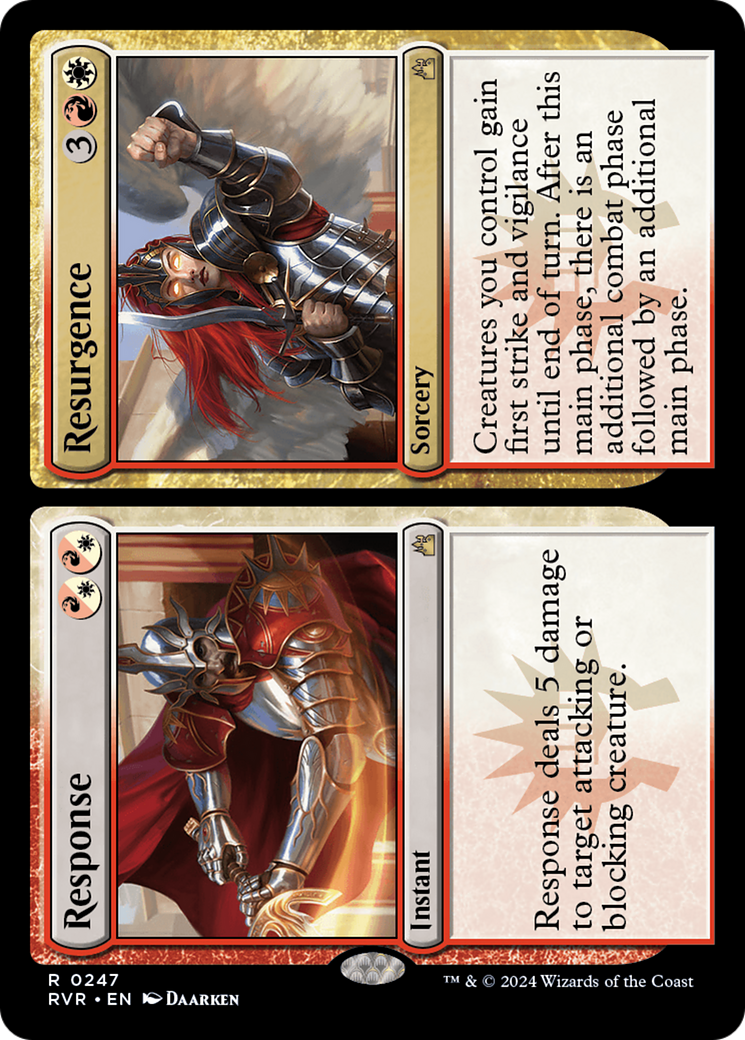 Response // Resurgence [Ravnica Remastered] | Jomio and Rueliete's Cards and Comics