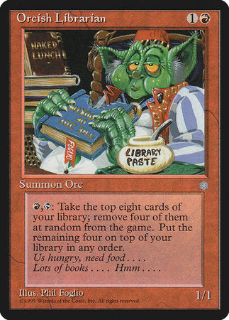 Orcish Librarian [Ice Age] | Jomio and Rueliete's Cards and Comics