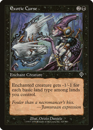 Exotic Curse [Invasion] | Jomio and Rueliete's Cards and Comics