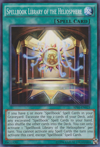Spellbook Library of the Heliosphere [AP05-EN025] Common | Jomio and Rueliete's Cards and Comics