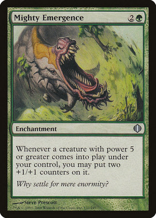 Mighty Emergence [Shards of Alara] | Jomio and Rueliete's Cards and Comics